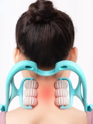 Neck Massager - 6 Wheel Pressure Point