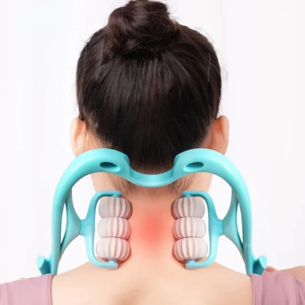 Neck Massager - 6 Wheel Pressure Point
